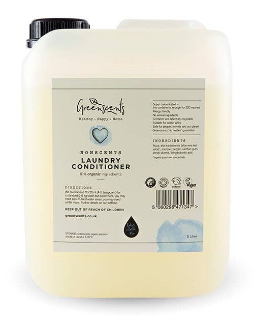 Greenscents Ltd - Vente Lessives liquides - Revitalisant à lessive biologique Greenscents1