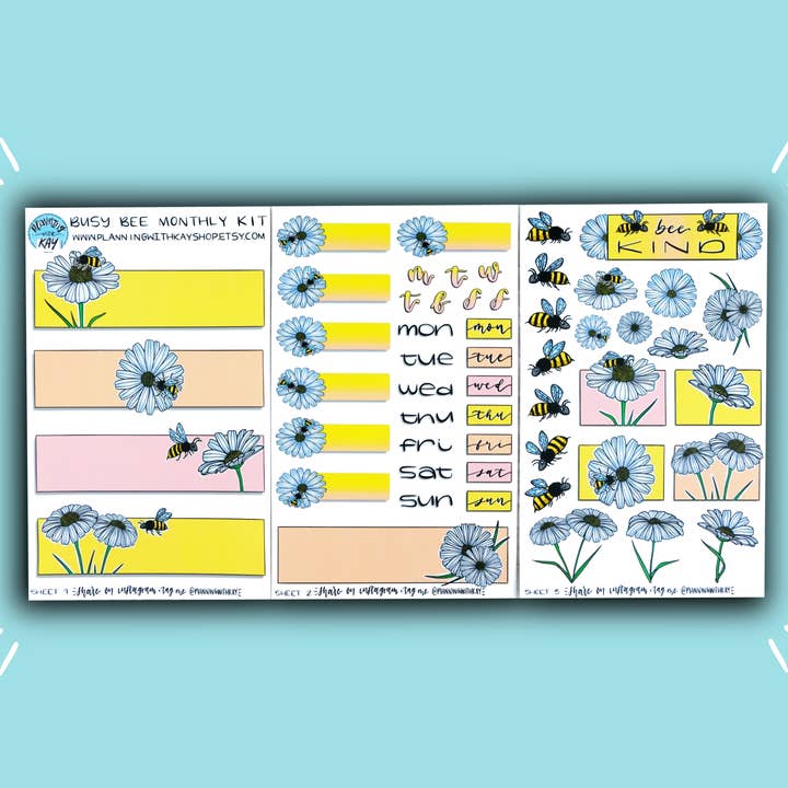 Busy Bee Monthly Kit for wholesale by Planning With Kay