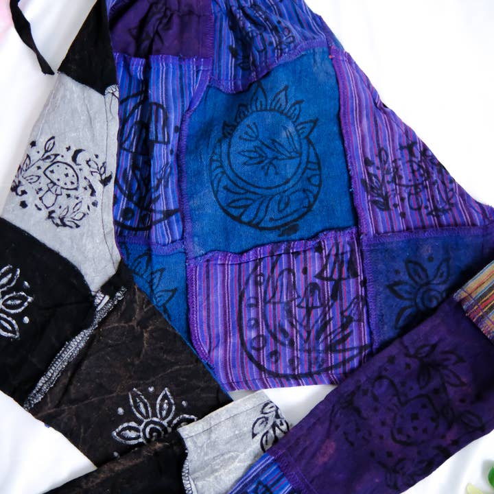 Karma Nepal Crafts - Wholesale Blouse – Women’s - Patchwork Reversible Cotton Backless Halter Top3