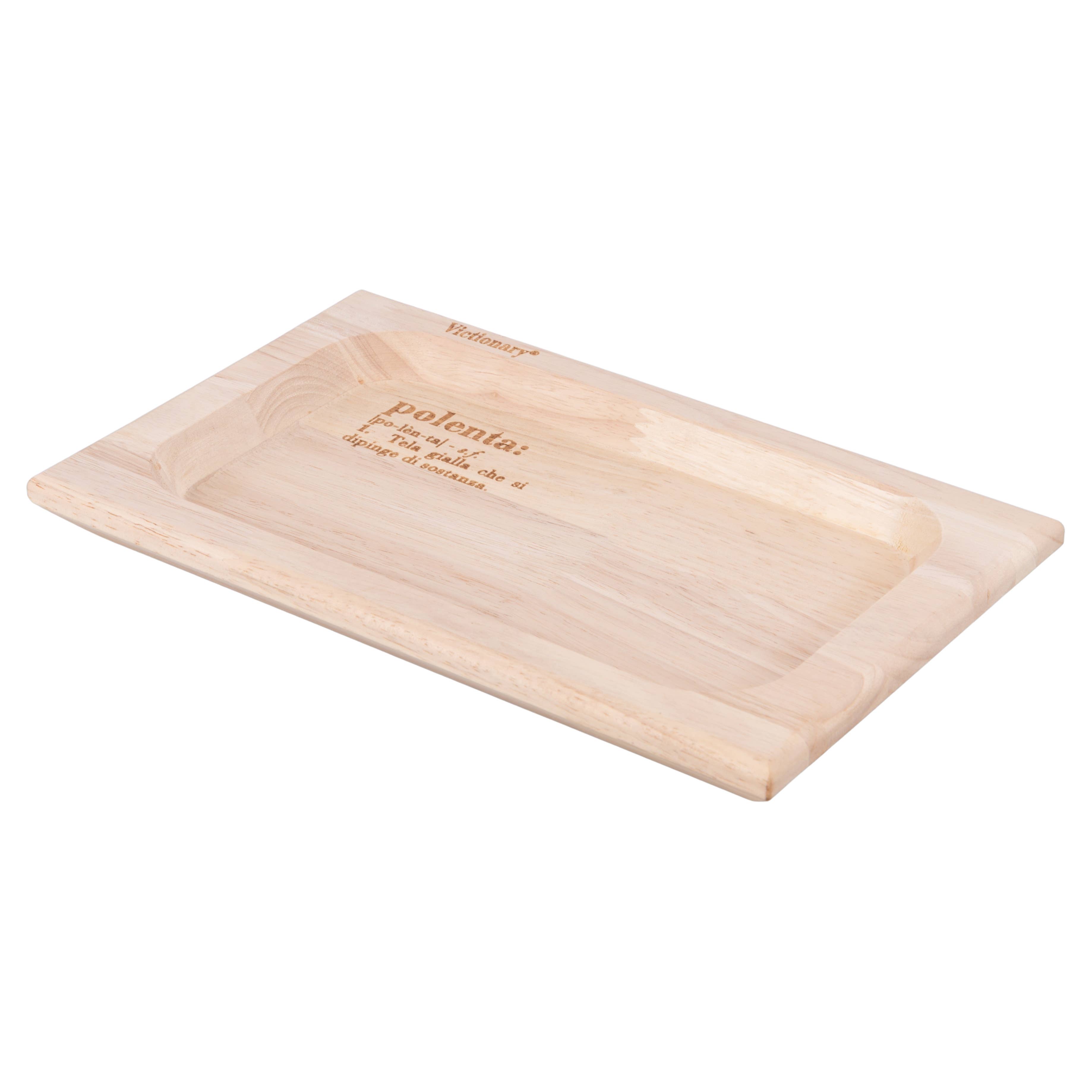 VdE Tivoli 1996 - Wholesale Ornament Set - VICTIONARY SET 2 POLENTA PLATES 30X18CM 2 ASSORTED2