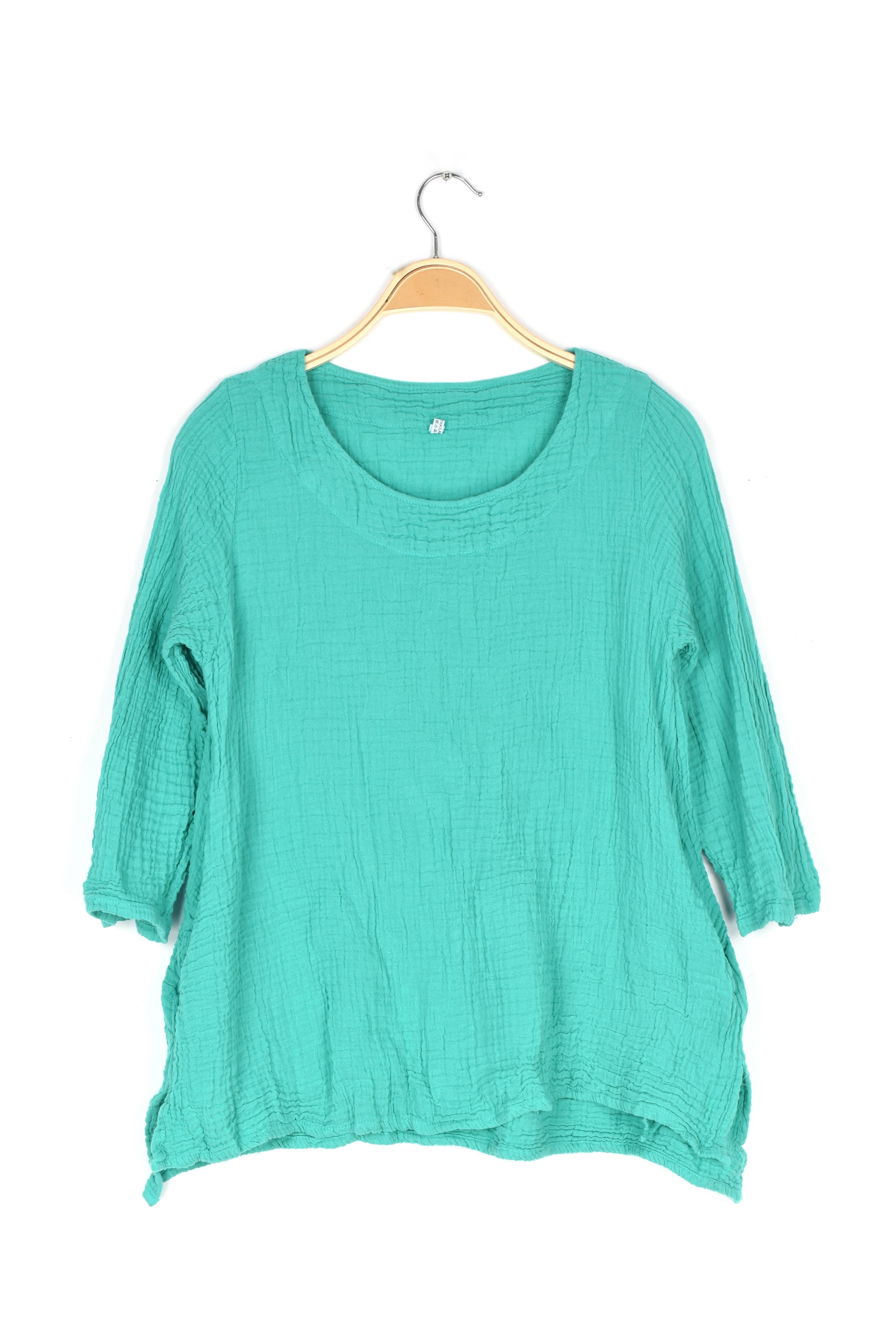 Nusantara Inc. - Wholesale Blouse - Women's - Thai Cotton Long Sleeve Tunic-03477 (S/M, L/X, XXL)1