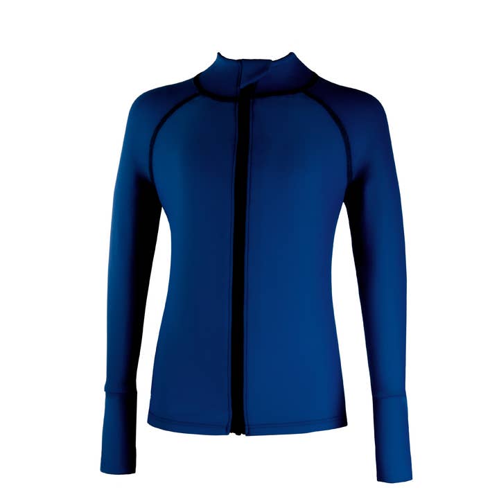 Cárdigan con cremallera Midnight Sky UPF para venta al por mayor de ShadeSuits