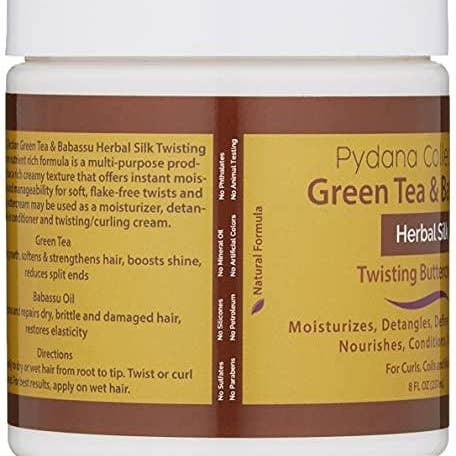 Pydana Collection - Wholesale Hair Styling Gel/Mousse - Green Tea & Babassu Herbal Silk Twisting Buttercream2