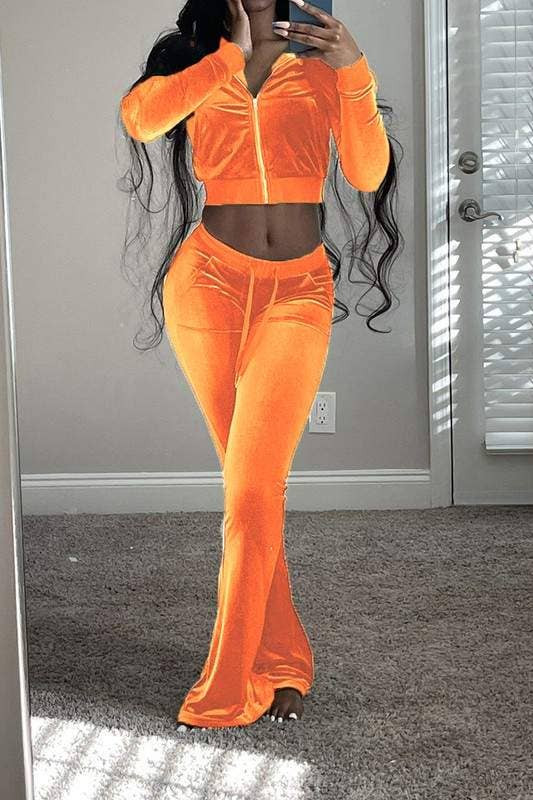 Queen Fashion – wholesale Set med topp och kjol - Dam – Velourjacka träningsset5