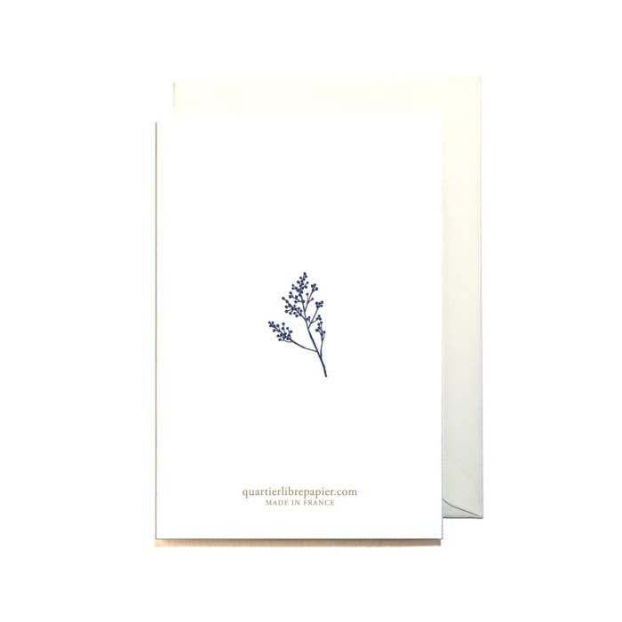 Quartier Libre Papier - Vente Carte pour le Nouvel An - Carte de voeux Gui Quartier Libre1