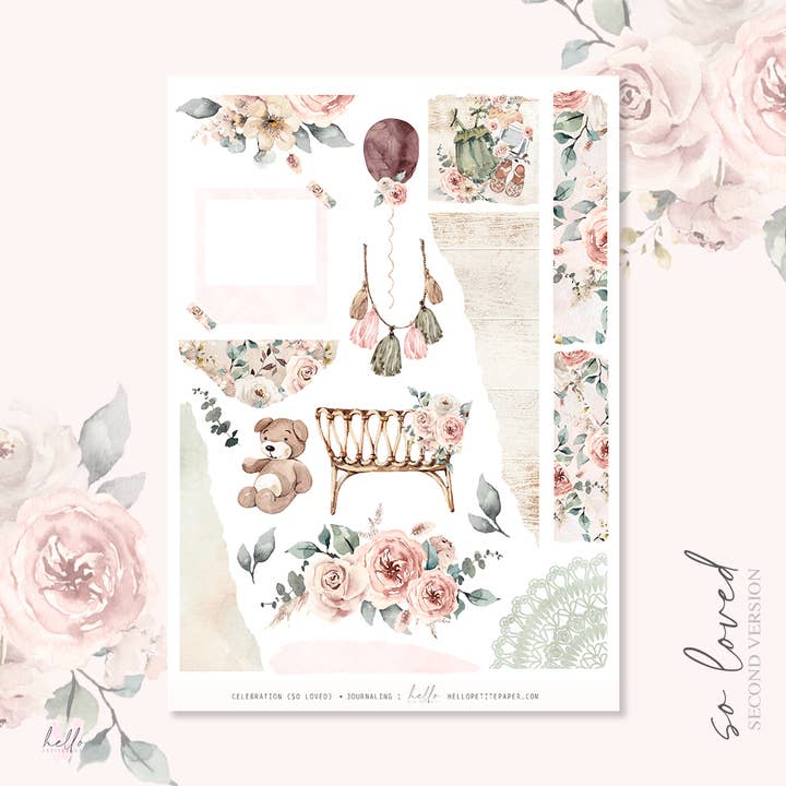 Journaling-Kit - Feier/So geliebt für den Großhandel von Hello Petite Paper