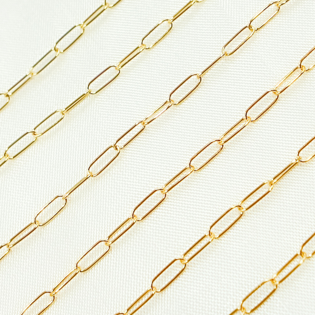 Jewels & Chains – wholesale Link & chain necklace – 1606GF. 14k Gold Filled Smooth Paperclip Chain3