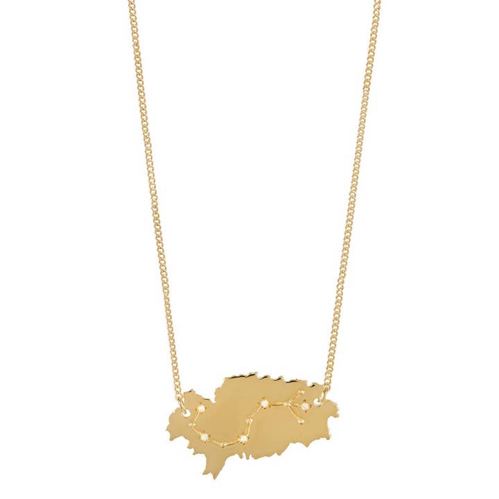 IBIZA CONSTELLATION NECKLACE - GOLD for wholesale by Charlotte's Web Jewellery