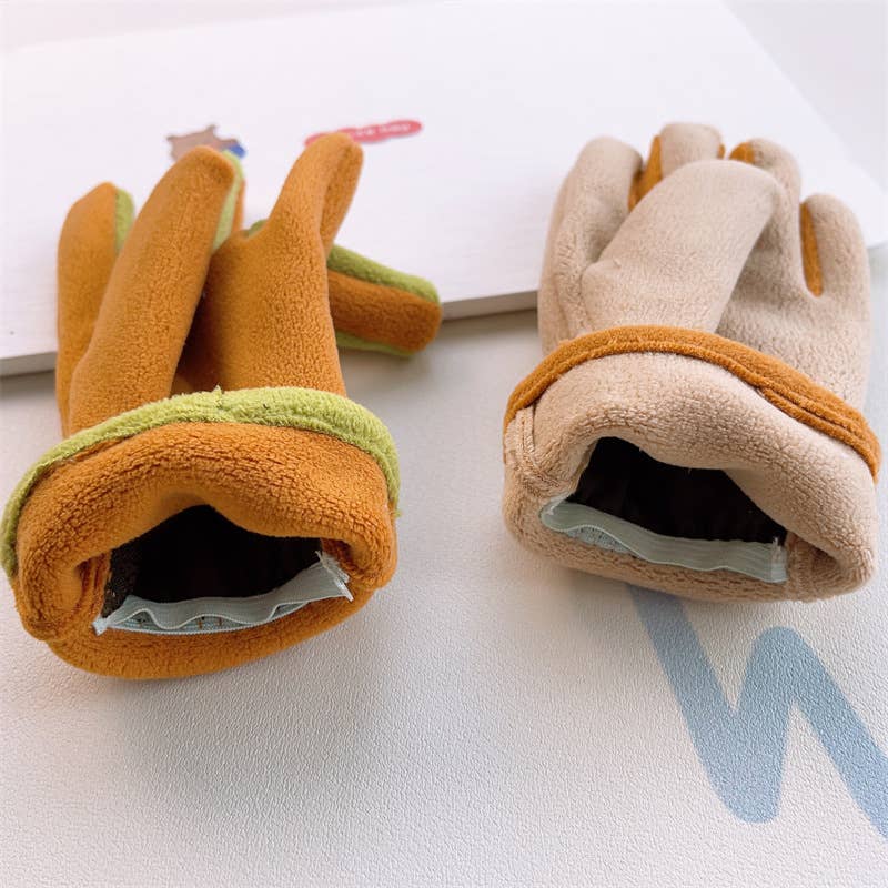 Tourtiwi - Wholesale Gloves - Kids - Winter children's cartoon smiling cute warm gloves7