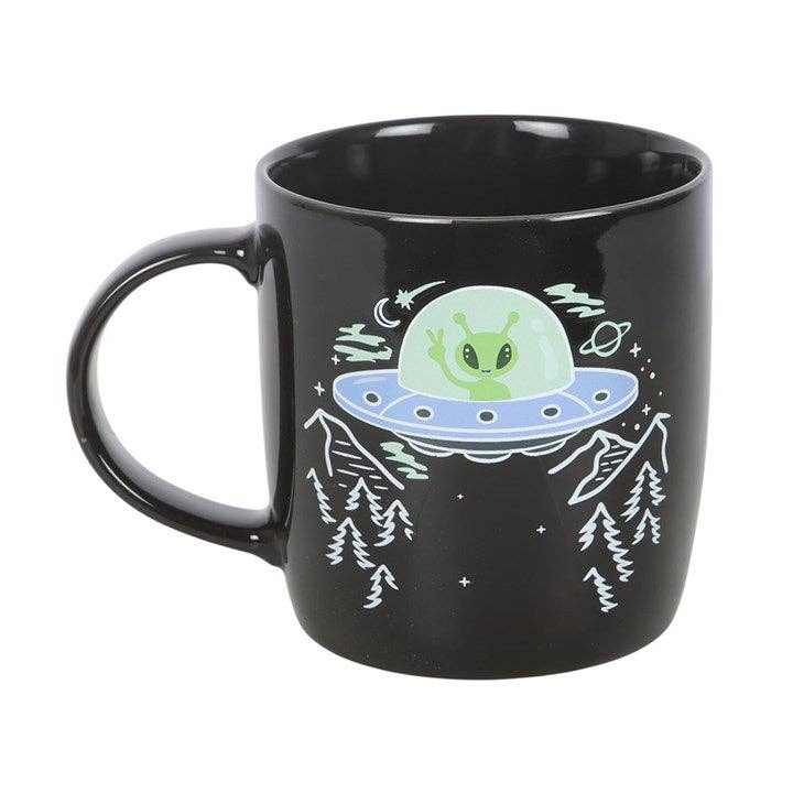Something Different Wholesale - Wholesale Coffee Mug - Heat Change Y2K Alien UFO Mug1