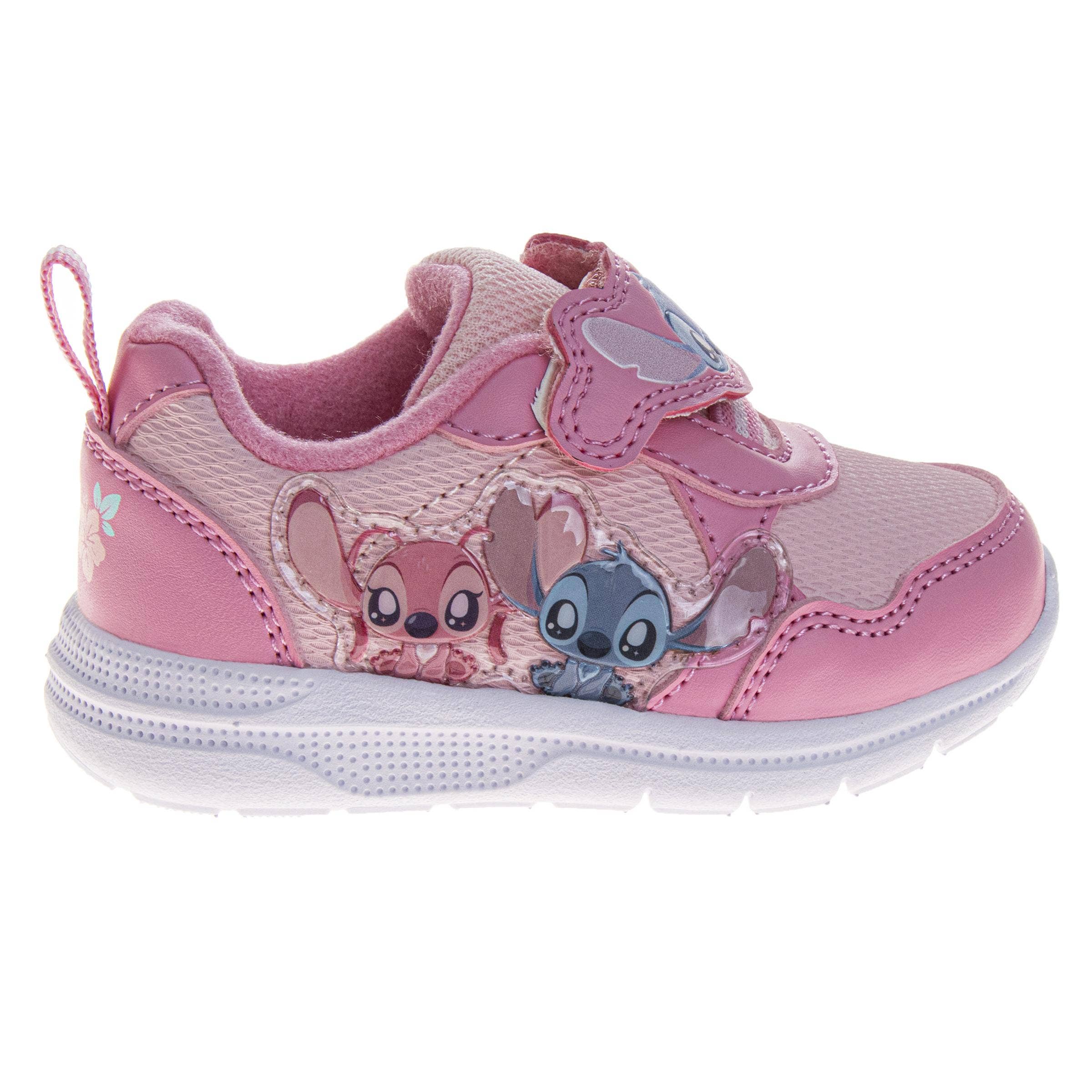 Josmo Shoes Inc - Wholesale Casual Shoes - Kids - Disney Stitch Girls Ohana Hook & Loop Sneakers (Infants)1