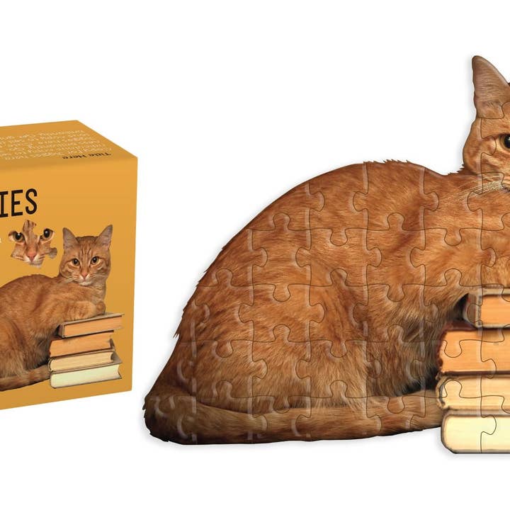 Gibbs Smith - Wholesale Puzzle - Adult - Cat Reader Jiggie Puzzle2