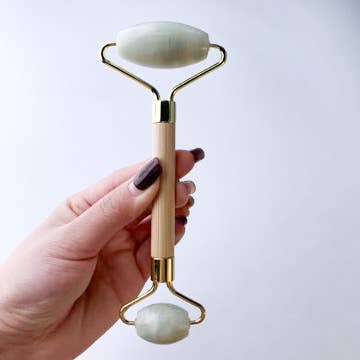 Smile Boutiques - Wholesale Face/Beauty Roller - Natural Gemstone Bamboo Facial Roller9
