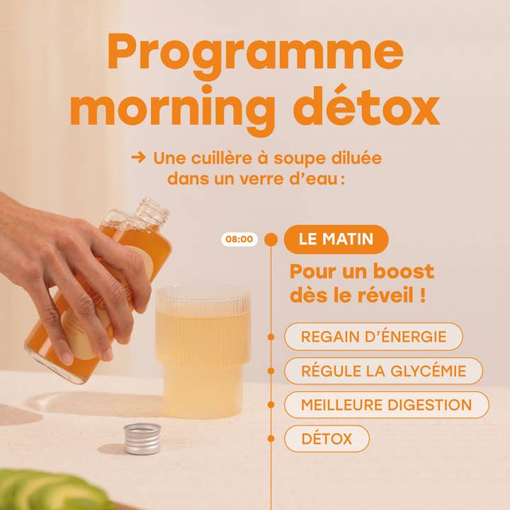 archie - Wholesale Oral Supplement/Vitamin - Cure Matin Detox 200ML - Vinaigre de Cidre & épices - Archie3