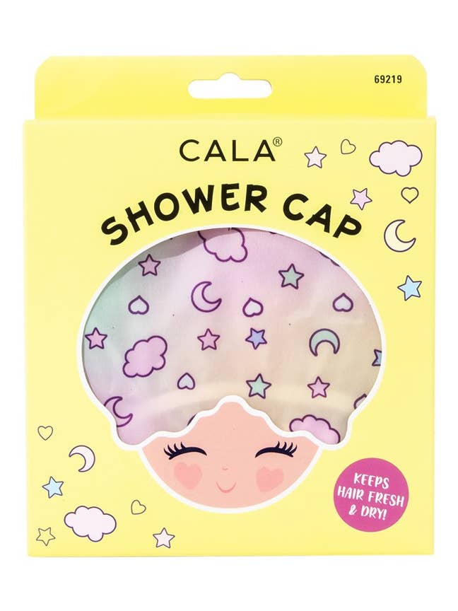 CALA 69219 Sweet Dreams Shower Cap - 6 pcs for wholesale by PINEAPPLE Beauty