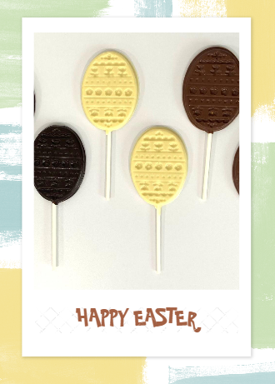 Sweet on Vermont Artisan Confections - Wholesale Chocolate Covered Sweets - Chocolate Easter Lollipops1