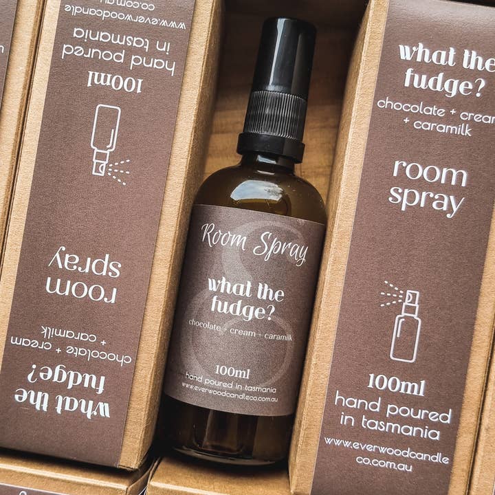Everwood Candle Co. - Wholesale Room & linen spray - 'What the Fudge?' Room Spray 100ml 0