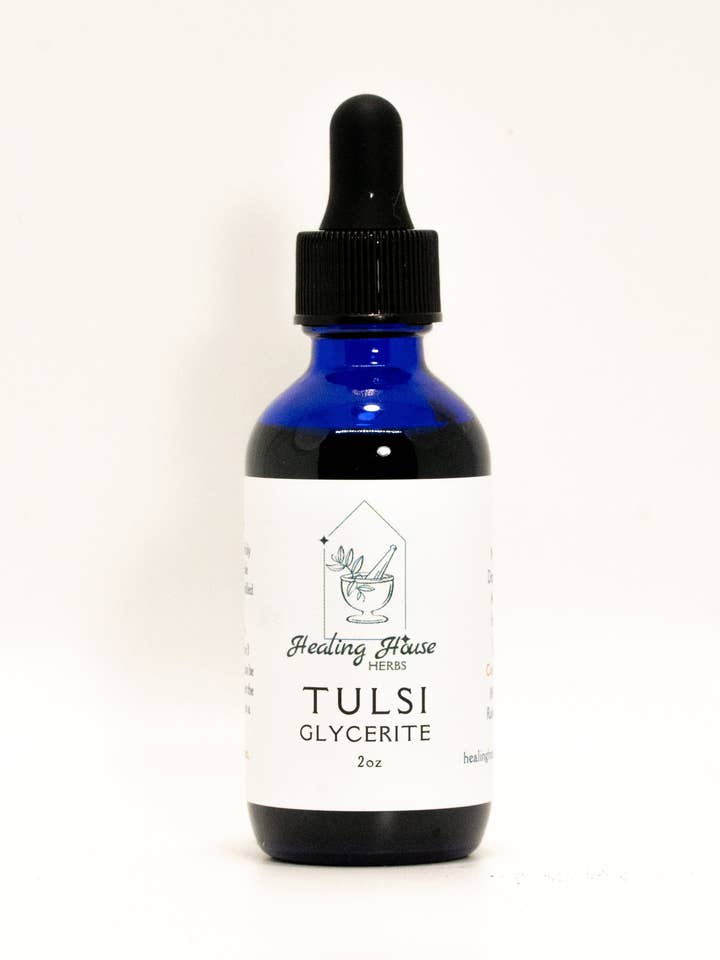 Tulsi Glycerite for wholesale by Healing House Herbs