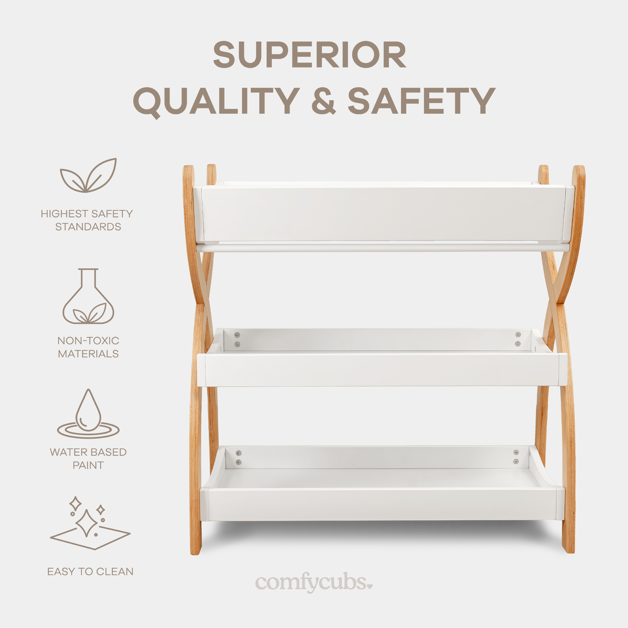 Comfy Cubs – wholesale Changing basket – Baby – Baby Changing Table, Infant Daycare Essentials by Comfy Cubs9