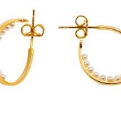 Brincos Prata Pérola Delicate per la vendita all'ingrosso da parte di ARTE NOVA