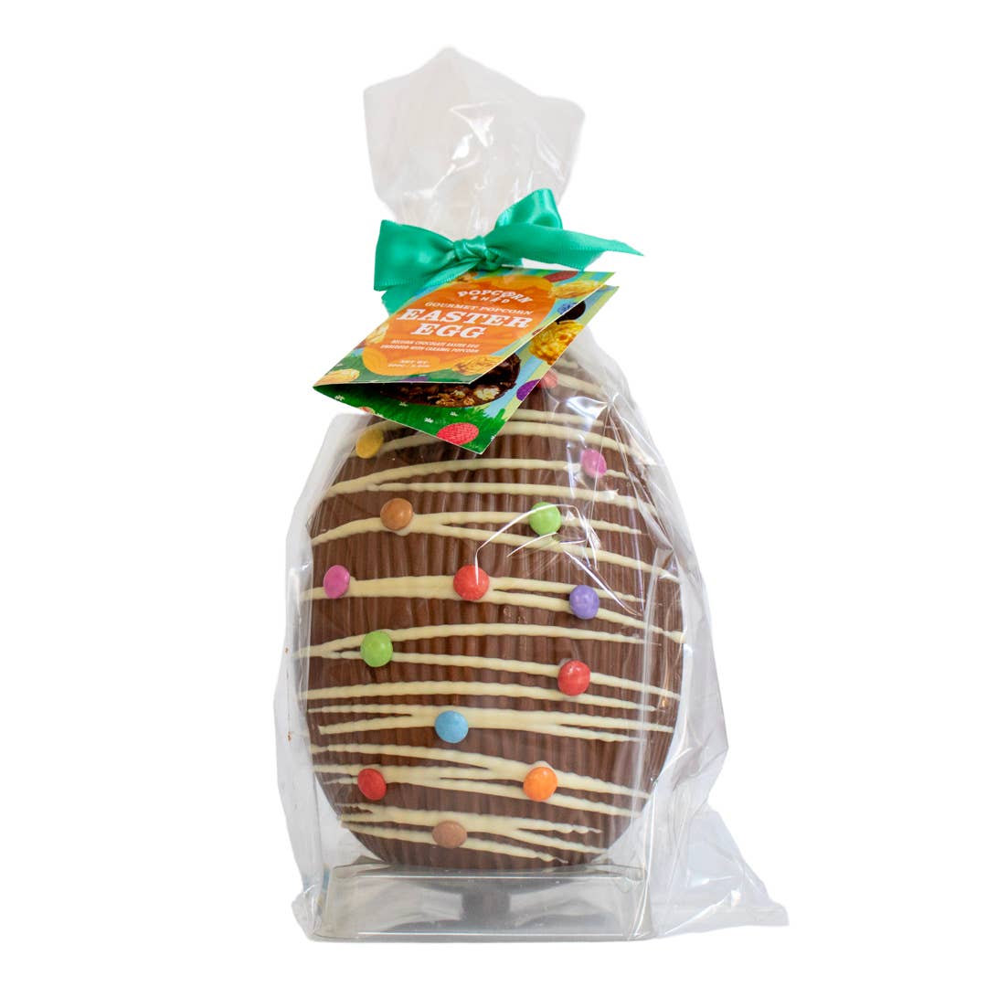 Popcorn Shed - Wholesale Chocolate Covered Sweets - Chocolate Popcorn Easter Egg1