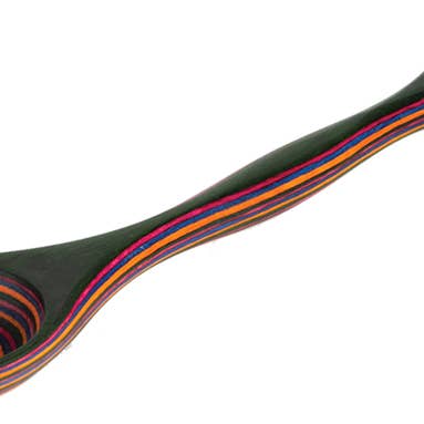 9" Rainbow Pakka Double Measuring Spoon for wholesale by Island Bamboo