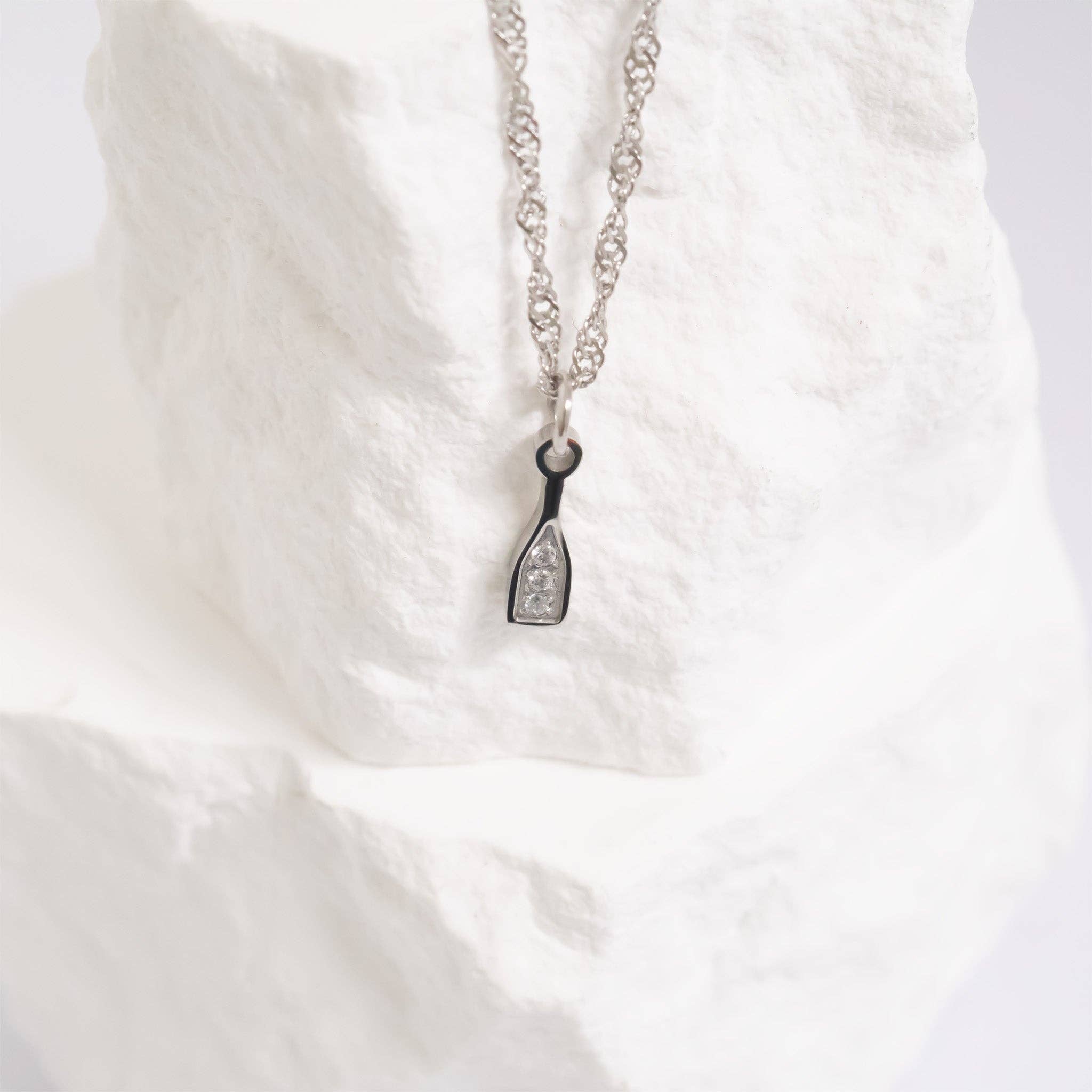 WJW - Wholesale Individual Charm/Pendant - 18K Gold PVD Stainless Steel Champagne Bottle Charm10