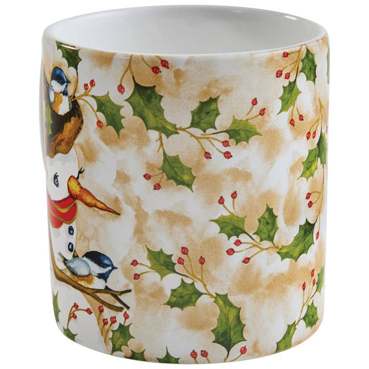 Park Designs - Wholesale Coffee Mug - Snowman And Chickadee Mug3