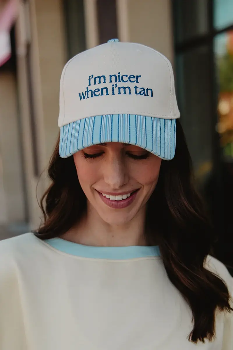 Katydid - Wholesale Trucker Hat - Women's - I'm Nicer When I'm Tan Two-Toned Vintage Hats12