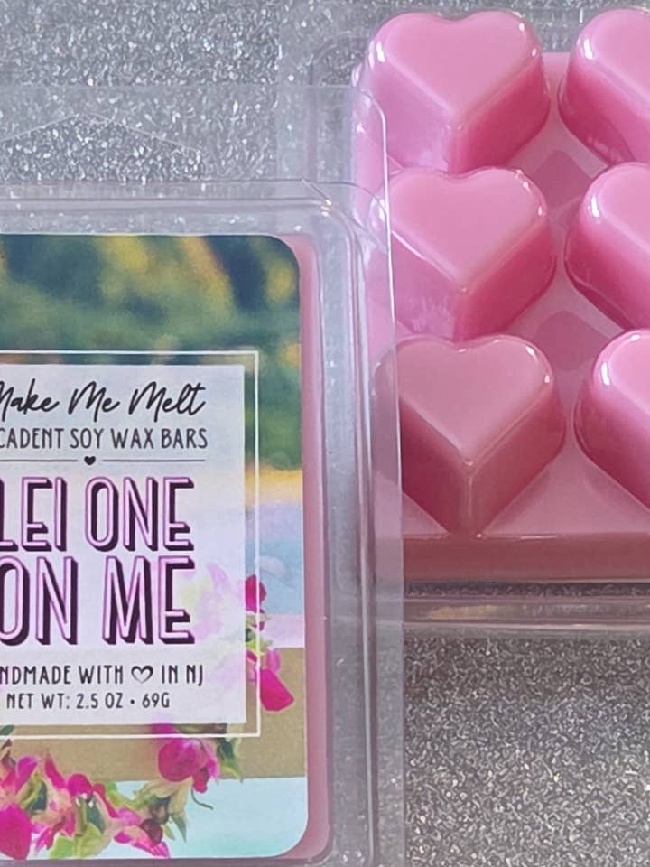Highly Scented Heart-shaped Wax Melts Hawaiian Islands Scent for wholesale by Make Me Melt