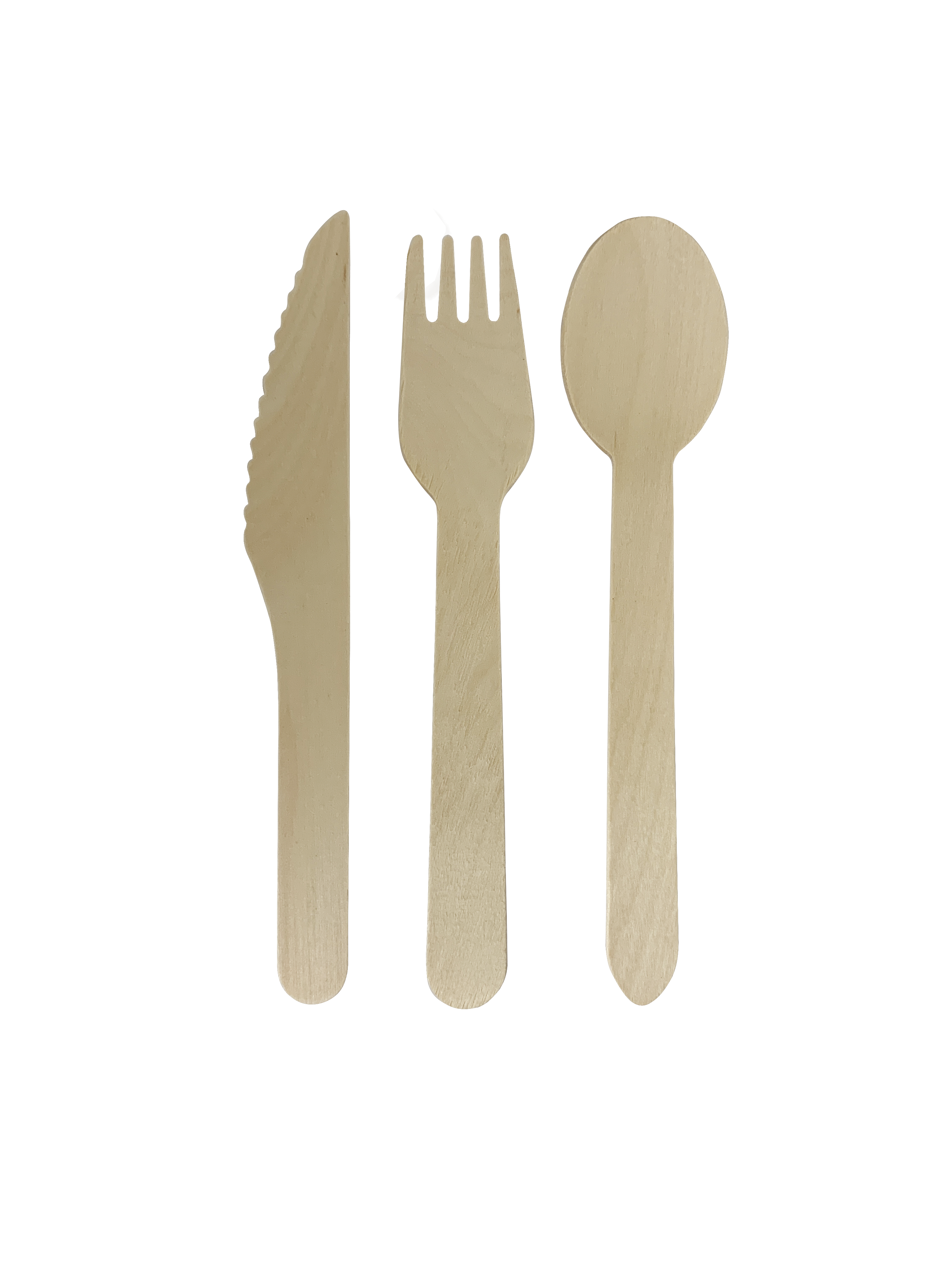 Relaxus Products - Wholesale Assorted Cutlery Set - Disposable Wooden Cutlery (100-pack)0
