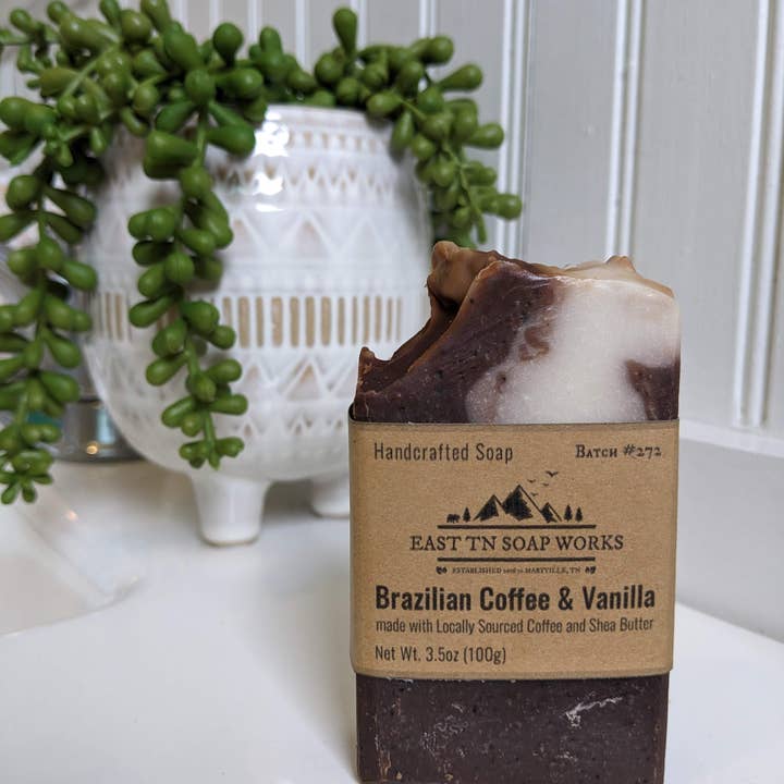Sabonete Brasileiro de Café & Baunilha por atacado de East Tennessee Soap Works