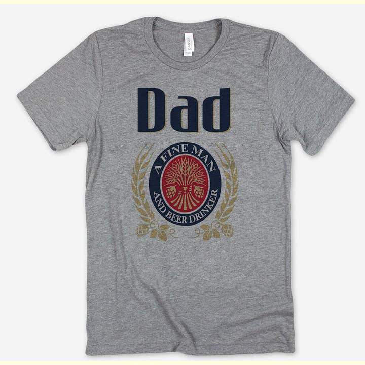 House Of Rodan - Wholesale T-shirt (graphic) – men's - Dad Beer Logo - Funny Father's Day T- Shirt1