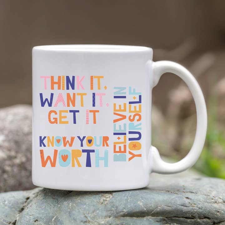 Affirmations Coffee Mug for wholesale by Self Care Tribe
