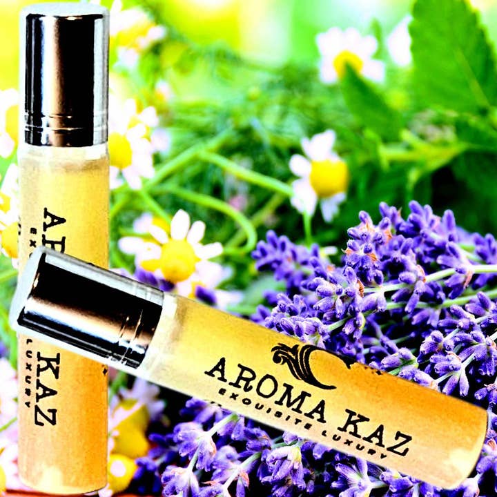 Chamomile & Lavender Roll On Perfume Fragrance Oil for wholesale by Aroma Kaz