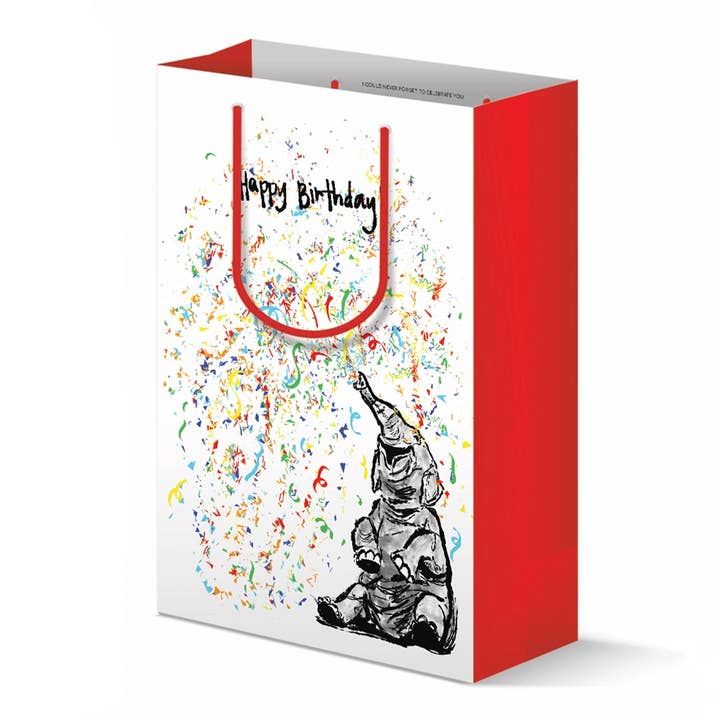 Confetti Ellie — Sac cadeau d'anniversaire pour la vente par Mitzi Bitsy Spider