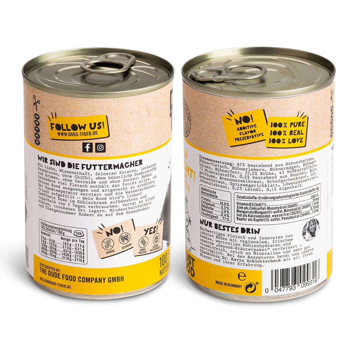 Dogs’n Tiger - Wholesale Pet Food - Dog - Dogs'n Tiger Junior Dog Food Finely Made Chicken3