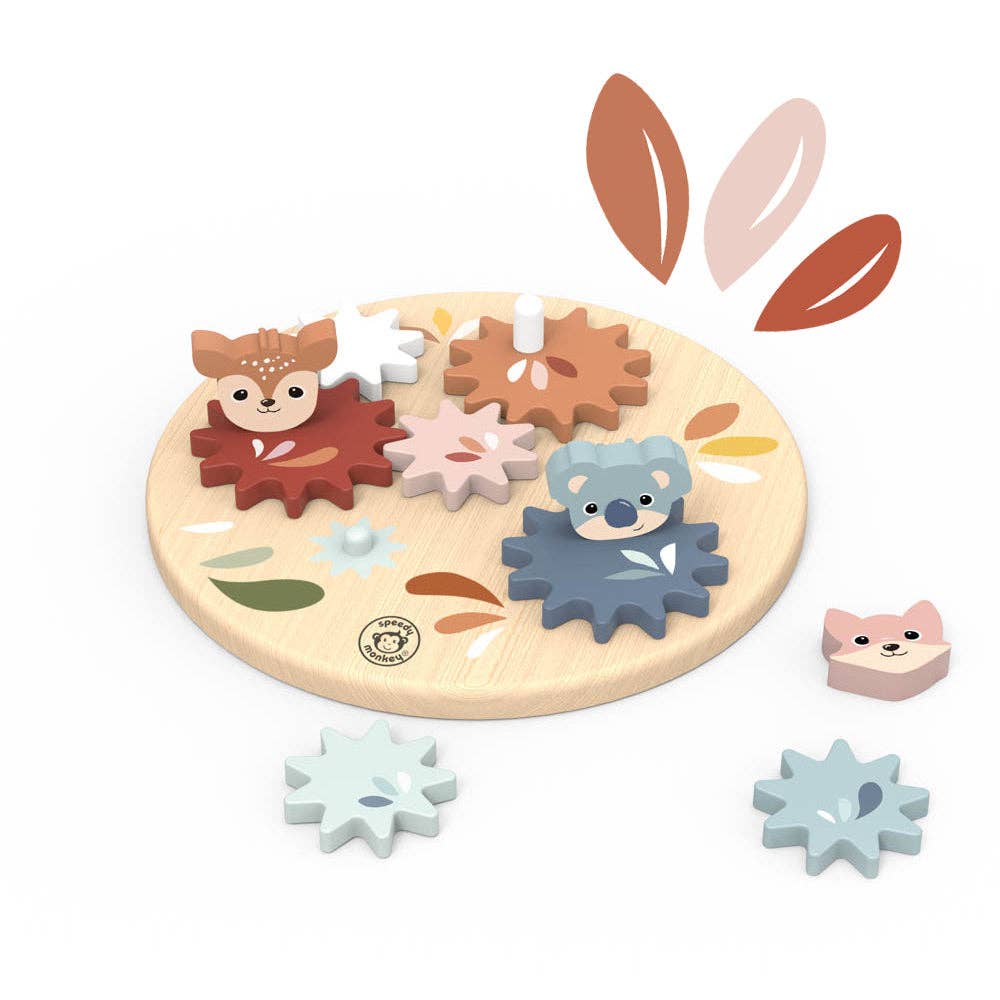 Speedy Monkey - Wholesale Wood Toy - Kids - Gear Toy0