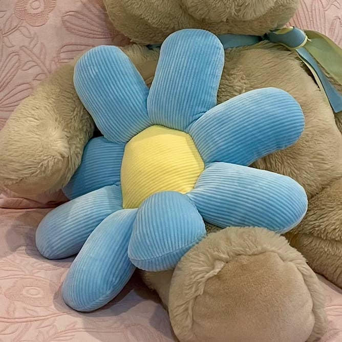 Blue Flower Pillow for wholesale by Joytime Ministries