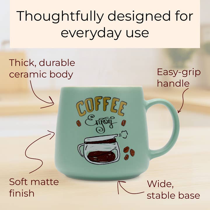 Vin Fresco - Wholesale Coffee Mug - Vin Fresco 12 oz Ceramic Coffee Mug9