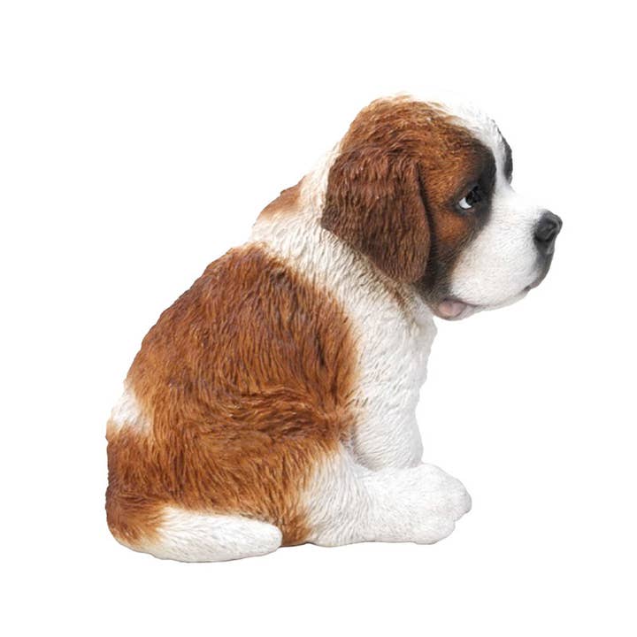Hi-Line Gift Ltd. - Wholesale Outdoor Ornament/Decor - Pet Pals: Saint Bernard Puppy Statue3