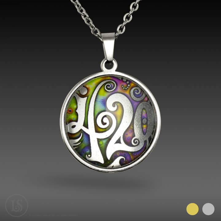 Pendentif 420, 28 mm pour la vente par Liz Sabol Jewelry Art