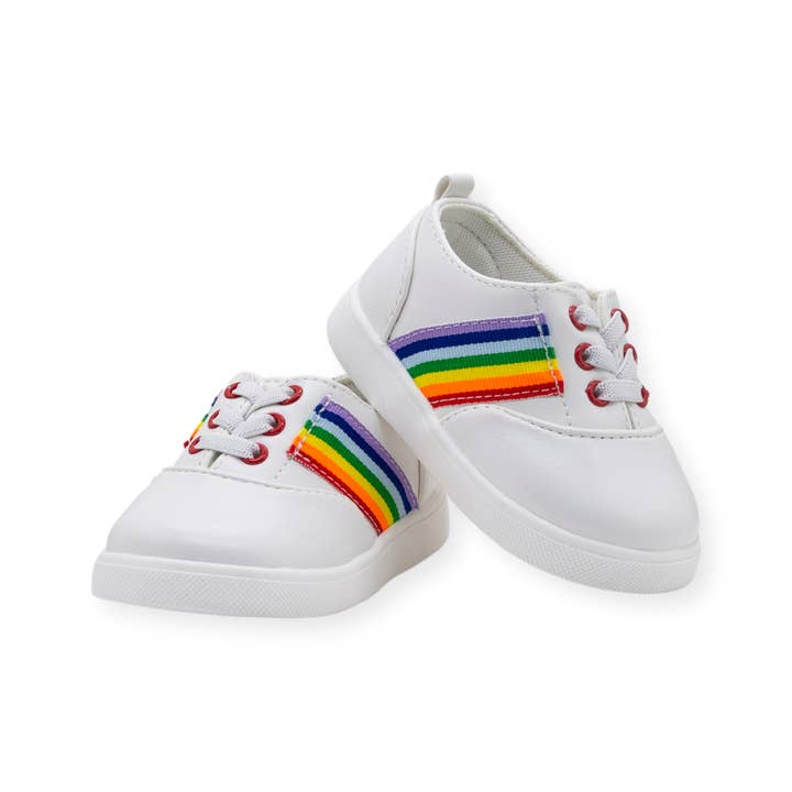 Wee Squeak Shoes - Wholesale Lifestyle Sneakers - Kids - Rainbow Tennis Shoe