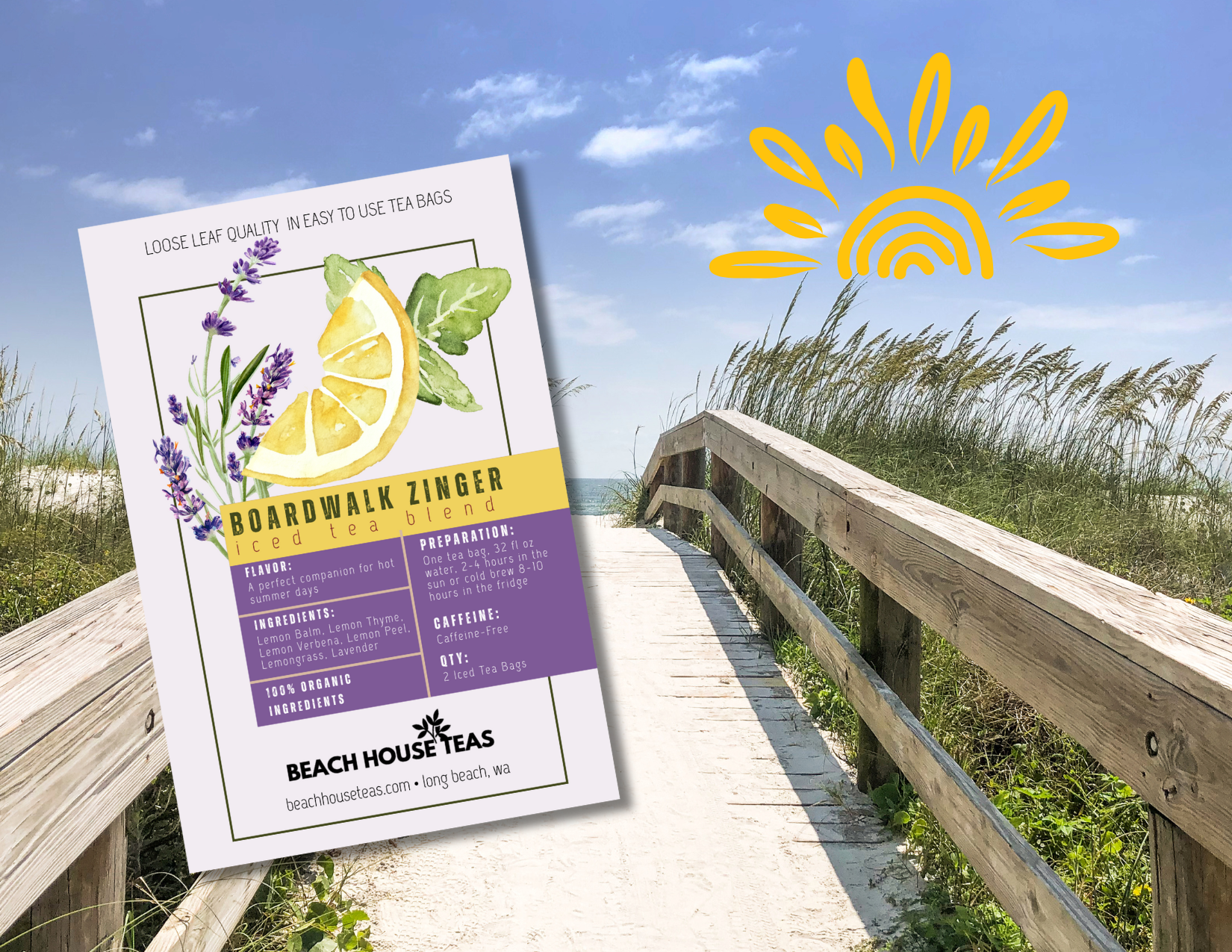 Beach House Teas - Venta al por mayor Té helado - Paquetes de Té Helado para Llevar15