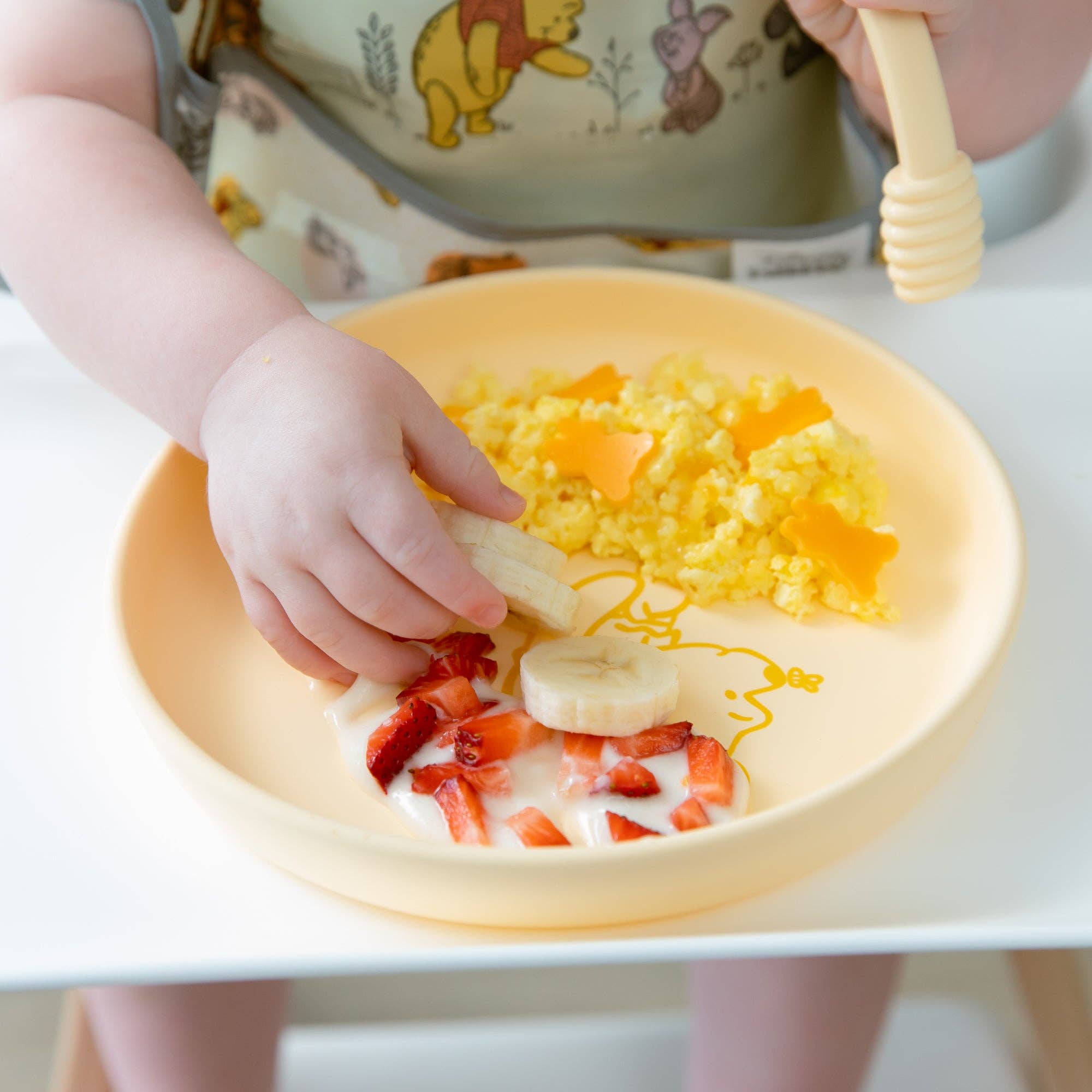 Bumkins - Wholesale Dinnerware Set - Kids & Baby - Silicone Plate + Spoon Set: Disney Winnie the Pooh7