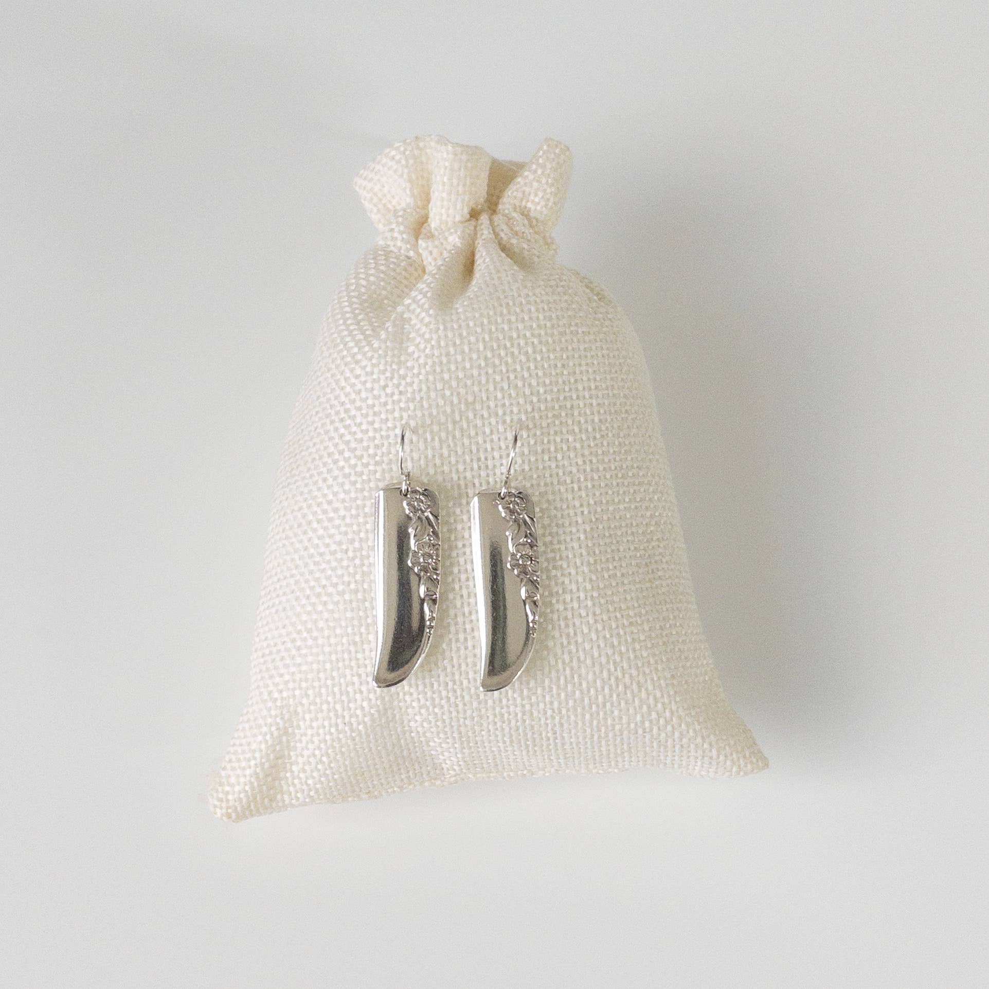 Girl Ran Away With the Spoon - Wholesale Dangle Earrings - Silverware Handle Earrings7