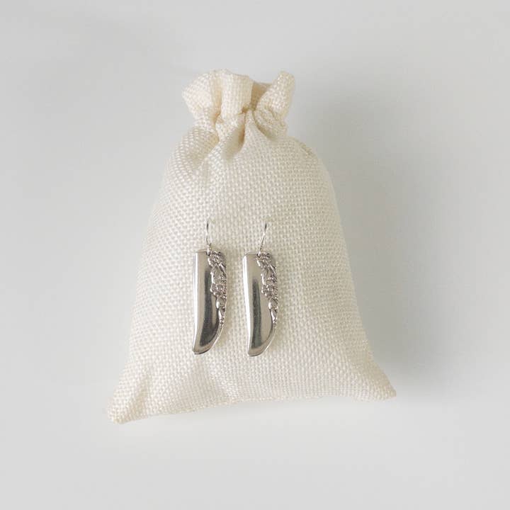 Girl Ran Away With the Spoon - Wholesale Dangle earrings - Silverware Handle Earrings7