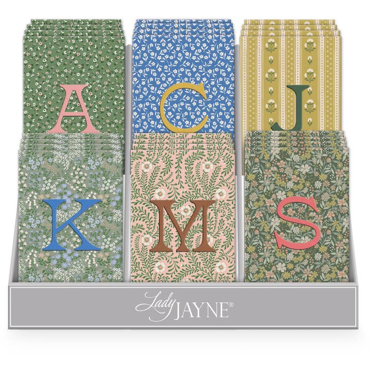 Sweet Boutique
Embroidered Fabric Notepads Prepack for wholesale by Lady Jayne