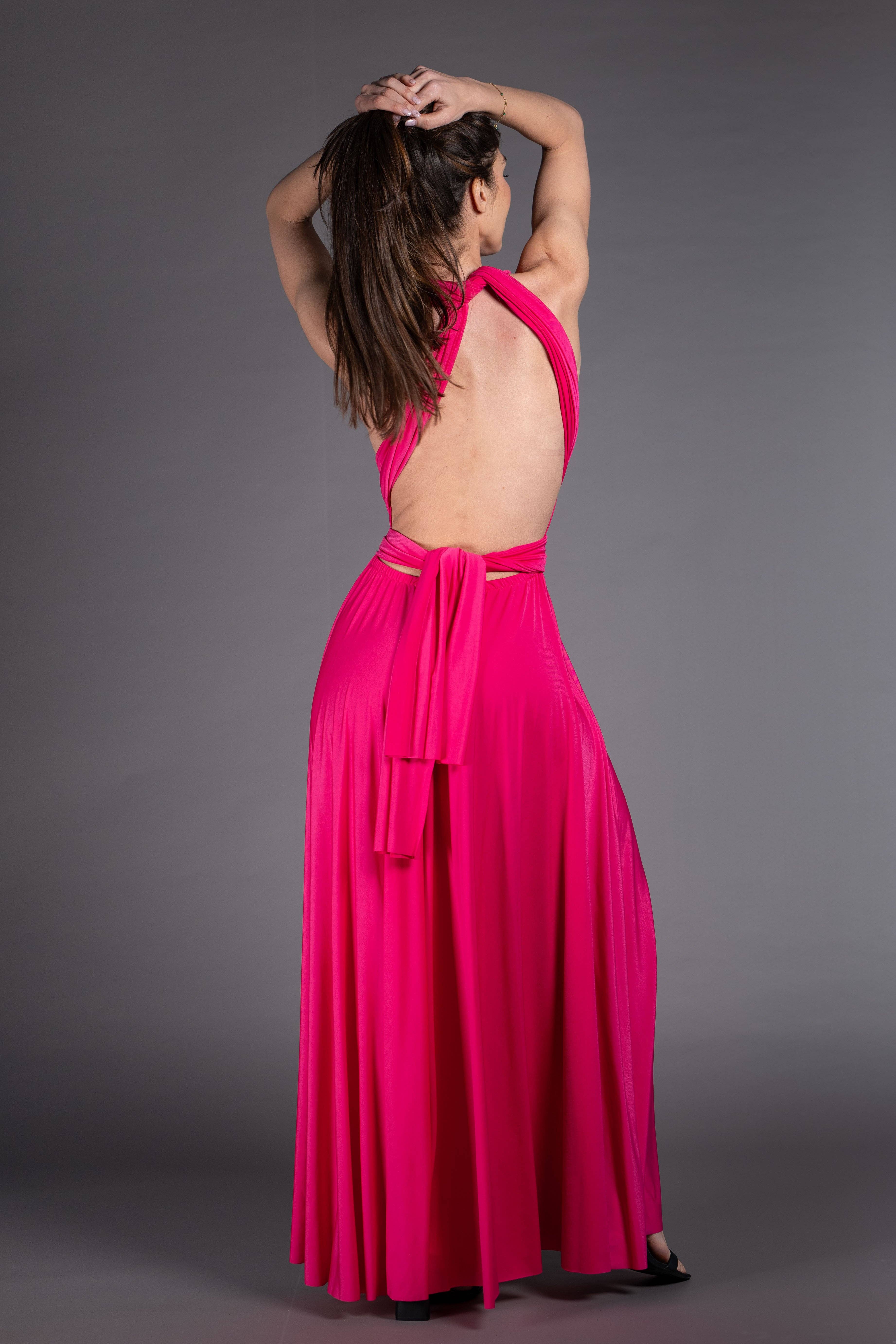 Julie d orleac – Vestido - Mulher por atacado – Vestido multiuso liso2