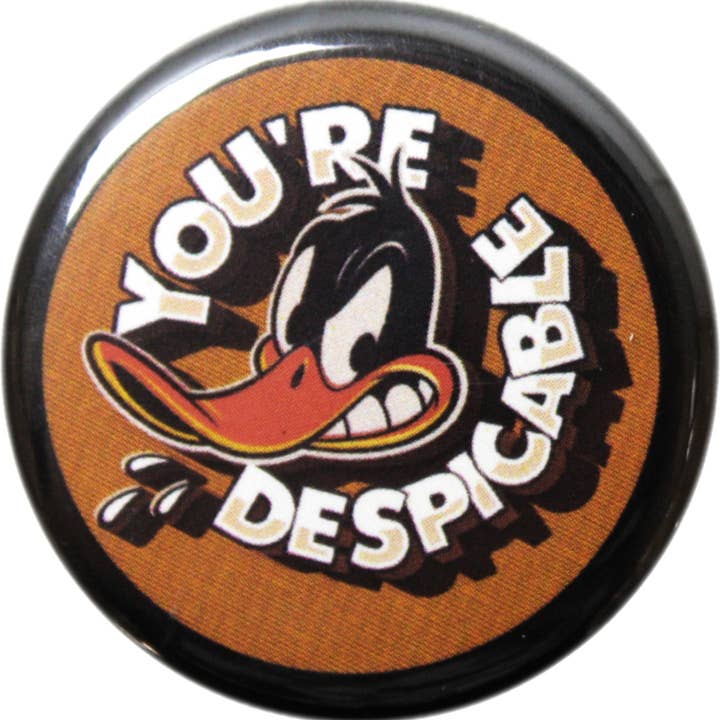 Square Deal Recordings & Supplies - Wholesale Lapel Pin/Button - Pin-on Button - 1.25 Inch - Looney Tunes - Daffy Duck